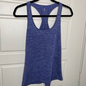 VELOCITY BLUE MARLED WORKOUT TANK MED
